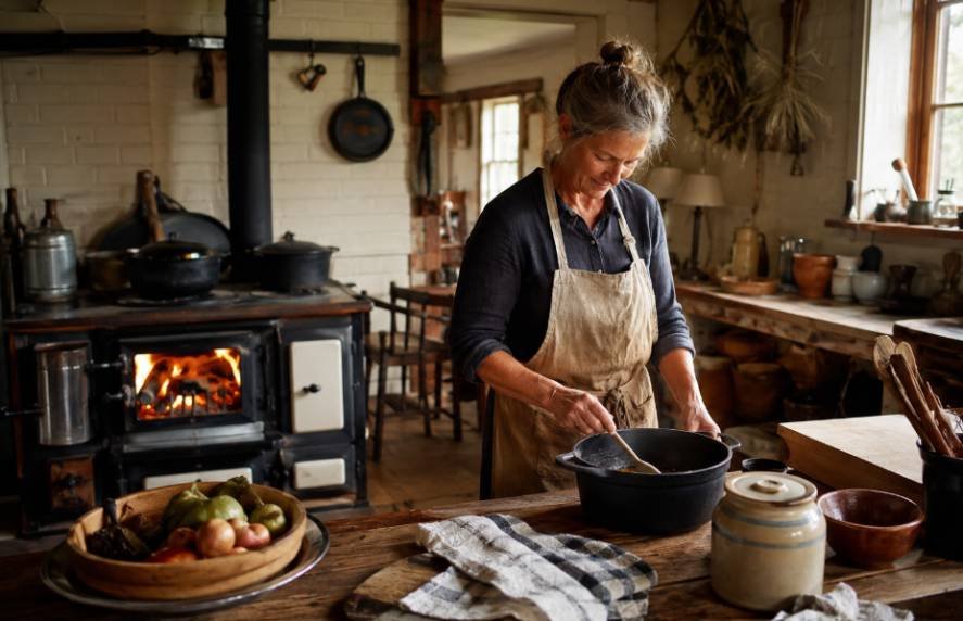 Traditional Cooking Methods Create Distinct Character