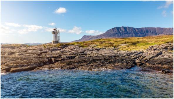Rhue Lighthouse for Sunset Seascapes